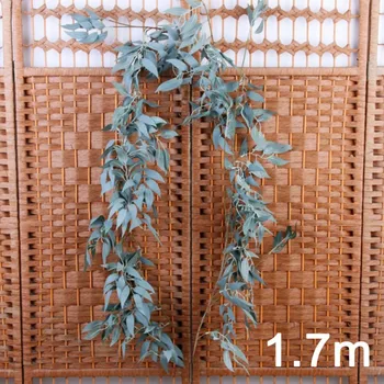 Mākslīgā Viltus Karājas Dekoratīvās Vīnogulāja Augu Lapām Artificials Vainags Ziedi Kāzu Sienu Apdare