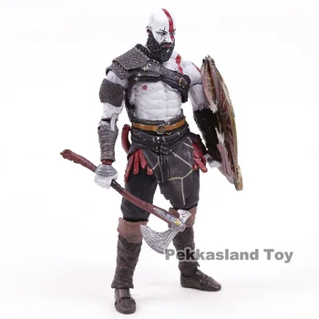 NECA PS4 Kara Dievs Kratos PVC Rīcības Attēls Kolekcionējamus Modelis Rotaļlietas