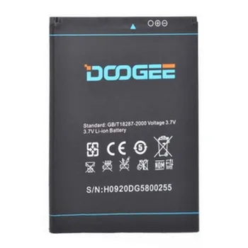 Oriģinālā akumulatora DOOGEE DG580 viedtālrunis 2500mAh rezerves Li-ion akumulatoru DOOGEE KISSME DG580