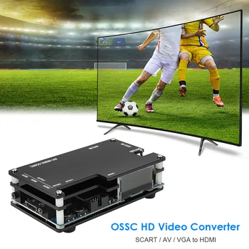 OSSC Avots Skenēšanas Converter HDMI Atvērt Spēle w/ Tālvadības Izklaides Piederumi Nintendo, PS2, PS1 Xbox