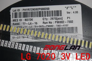 PAR LG Innotek LED 1000PCS LED Apgaismojums 0,5 W 7020 3 V balts 40LM TV Piemērošanu LEWWS72R24GZ00