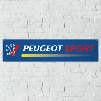 Peugeot Sport Banner pvc telts apdare, Sporta garāžas apdares ceha Banner veikals apdare