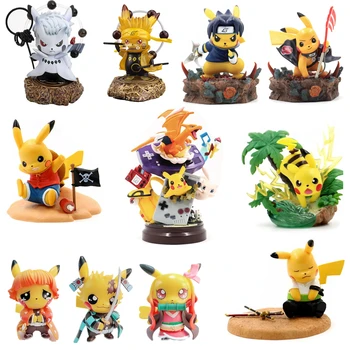 POKEMON Rotaļlietas Rīcības Attēls, Anime cosplay Kabatas Briesmonis Pikachu Spēle Kule Modelis Charmander Savākt Apdare, Rotaļlietas Bērniem, Dāvanu