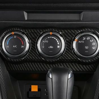 Priekš Mazda CX3 2016 2017 2018 Centra Konsole Oglekļa Šķiedras Šķidro Kristālu Sn Apdares un Gaisa Stāvokļa Izeju Paneļa Vāciņu