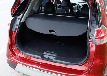PRIEKŠ Nissan X-Trail 2016 2017 Aizmugures Parcel Shelf Auto stils Bagāžnieka Vāku Materiāls Aizkars Aizmugures Aizkars Bagāžnieka Spa
