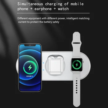 Qi Ātru Bezvadu Lādētāju Pad Pārsprieguma Aizsardzība 5 In 1 Ar Luksusa Uzlādes Indikators Samsung Galaxy Skatīties Rīku S3 Sporta