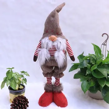 Roku Darbs Ziemassvētku Rotājumi Gnome Zviedrijas Tomte Santa Lelli Mājas Logu, Galda Rotājumi Paldies Dodot Diena Dāvanas