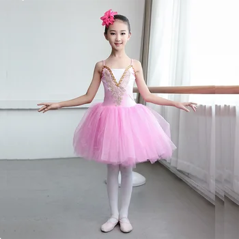 Ruoru Baleta Kleita Svārki Konkurences Tutu Pieaugušo Meiteņu Bērnu Baleta Tutu Kostīmu Balerīna Kleitu Bērniem, Sievietēm Pankūku Tutu Deju