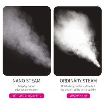 Sejas Karstā tvaika krāsns Mašīna Foršs Spray Nano Jonu Sejas Steamer Tīrāku Elektriskā spa Sejas Smidzinātājs Tvaicējot Dkin Kopšanas Ierīce