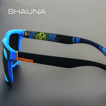 SHAUNA Classic Laukumā Polarizētās Saulesbrilles, Vīriešu Braukšanas Nianses, Sporta, Saules Brilles Sievietēm