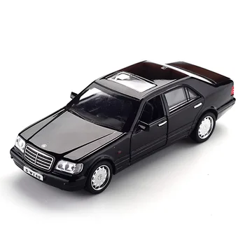 Simulācijas Hutou Benz sakausējuma auto model1:32 Skaņas, Gaismas Pull-back Light Skaņu Sakausējumu, Transportlīdzekļa Modelis rotaļlietu Childre