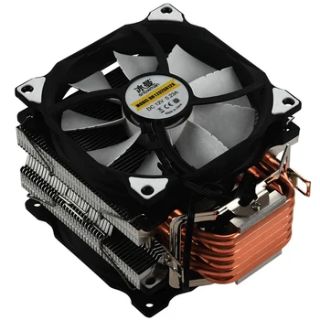 SNIEGAVĪRS M-T6 4PIN CPU Cooler Master 6 Heatpipe Dubulto Ventilatoru 12cm Ventilatoru LGA775 1151 115X 1366 Atbalsts AMD