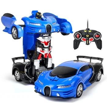 Sporta RC Auto 2 In 1 Transformācijas Roboti automašīnu Modeļi Deformācijas Radio Tālvadības Automašīnas, kas Cīnās Rotaļlietas, Dāvanas Bērniem