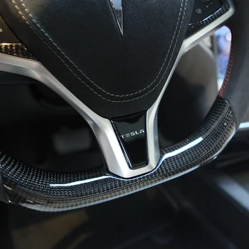 Stils Automašīnas Stūres Apdare Segtu Sportiskā Modifikācija, Uzlīmes, Piederumi Tesla Model S Model X