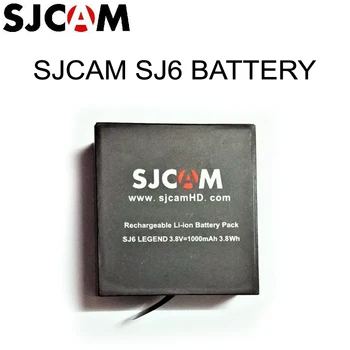 Sākotnējā SJCAM Zīmola 3.8 V 1000mAh 3.7 Wh Li-ion Akumulatoru, Melnā SJCAM SJ6 LEĢENDA Sporta Kameru Baterijas