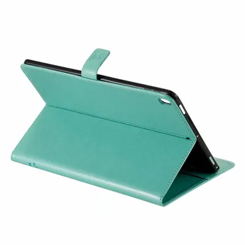 Tablet Case For iPad 9.7 pro 2017 2018 5 6 paaudzes tabletes Gadījumos Segtu A1822 A1954 Tablete Kaķis Koku Modelis Stāvēt Shell