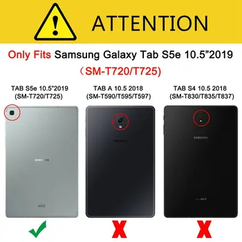 Tablet Case For Samsung galaxy Tab S5E 10.5 2019 T720 SM-T720 T725 Kaķis Koku Drukāt Segtu Ar Kartes Slots Tablete gadījumā+filma+pildspalva