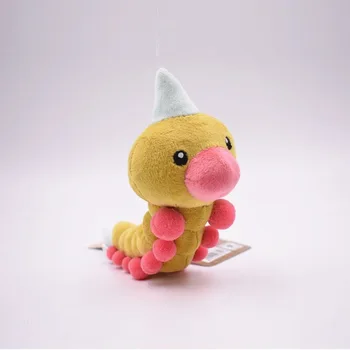 TAKARA TOMY Pokemon 19cm Weedle Plīša Rotaļlietu, Mīksto Pildījumu Peluche Lelles Dāvana Bērnam Ziemassvētkos