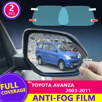 Toyota Avanza 2003 2008 2009 2010 2011 F600 Atpakaļskata Spogulis Filma HD Anti-Miglas Ūdensnecaurlaidīgs Auto Spoguļa Uzlīmes, Auto Piederumi