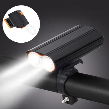 USB Lādējamu Velosipēdu Gaismas LED Lukturu MTB Lukturis IP65 Waterproof Ultravieglajiem Lukturīti 4 Apgaismojuma Režīmi Velosipēds Gaismas