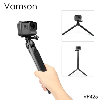 Vamson par Xiaomi Statīva Selfie Nūju iPhone DJI OSMO Action Sportu Kameras Yi 4K Aksesuāri Gopro Hero 7 6 5 VP423