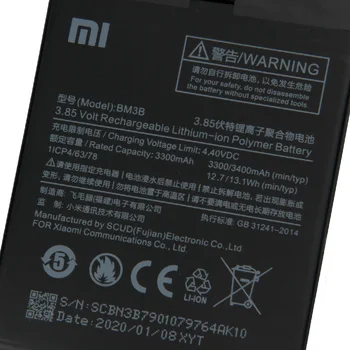 Xiao Mi Sākotnējā BM3B Akumulatoru Xiaomi MIX2 Sajauc 2 BM3B Patiesu Nomaiņa Tālruņa Akumulatora 3400mAh Ar Bezmaksas Rīkiem