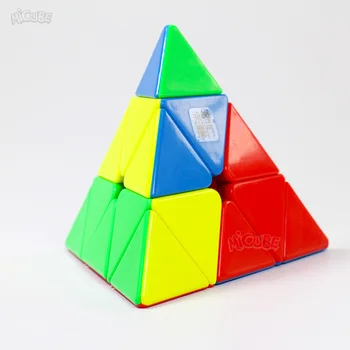 Yongjun Yulong M Magnētisko Cubo Magico Piramīdas Pyraminxcube Cube Burvju Ātrums Puzzle Stickerless Rotaļlietas bērniem cubo magico