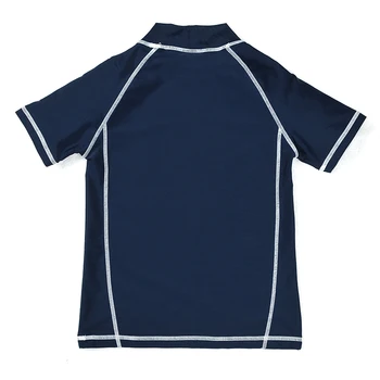 Zēni Rush Aizsargs Sērfot Krekls Top Bērni UPF 50+ Bērnu Peldkostīmi Raibs Beachwear Īsām Piedurknēm Peldkostīmu 3-8 Gadiem Peldēšanas peldkostīms