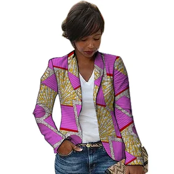 Āfrikas Modes Sieviešu Pusgarās Šalle Apkakle Dizaina Sieviešu Ankara Drukāt Uzvalka Žaketes Pasūtījuma Izgatavotu Apģērbu Āfrikā