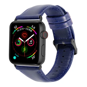 Īstas Ādas siksna Apple skatīties joslas 44mm 40mm pareizi iwatch 42mm 38mm aproce watchband apple Skatīties series 5 4 3