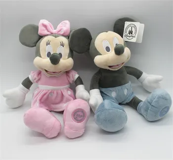 1 gab. 35cm mickey mouse minnie mouse mīksta plīša lelle,mickey mouse mīkstās rotaļlietas, dāvanu bērniem zēni meitenes dzimšanas dienas dāvana