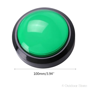 100mm Lielo Apaļo Pogu LED ar Mikroslēdzi par DIY Arcade Spēli Mašīna Ju26 20 Dropship