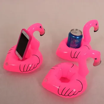 100PCS/Daudz Flamingo Formas Dzēriens Var Turētājs Piepūšamo Baseinu Rotaļlietu, Mazulis Puses Labā, Piegādes Dāvanu Piepūšamās Baseins, Rotaļu Grupa