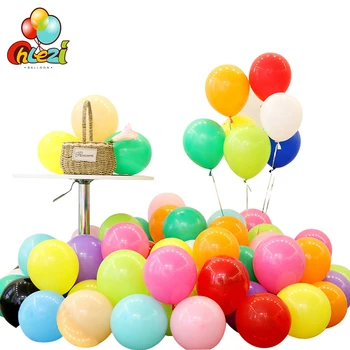 100pcs/lot 10 collu matēta Lateksa baloni, Kāzas, Dzimšanas dienas Apdare Globos Bērnu Dušas, Dzimšanas dienas Puse Hēlija Balonu, Bērnu rotaļlietu