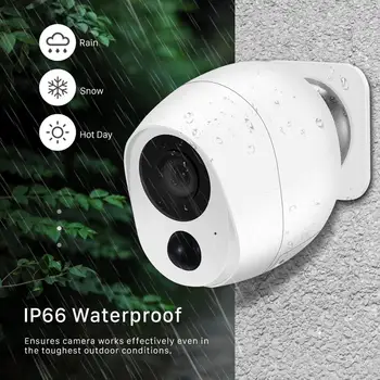 1080P Zemas Jaudas Mini Akumulatora Kameras Āra Wifi IP Kamera 2MP PIR Kustības Atklāt Smart Home Bezvadu Drošības CCTV Kameras iCSee