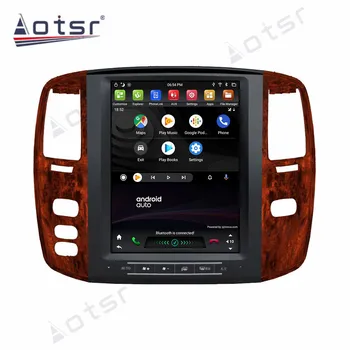 128gb Stereo atskaņotāju Auto radio Lexus LX470 Android 9.0 auto DVD atskaņotājs, GPS multivides 2004-2005 Ieraksti GPS Navigācijas Vadītājs