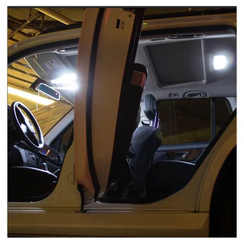 13pcs Balts Canbus Spuldzes, Auto LED salona Apgaismojuma Komplekts, der Jeep Liberty 2004. - 2010. Gadam 2011 2012 Kartes Dome Durvis, Bagāžnieka Licences Lampas