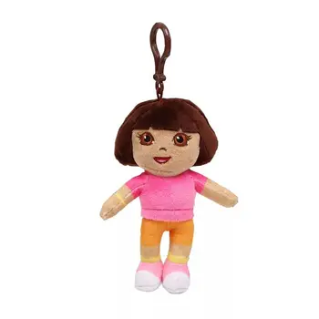 14cm Patiesu Dora Explorer Mīksto Kulons Plīša lelle dora mērkaķis, bērnu Dzimšanas dienas dāvanu pildījumu rotaļlieta bērniem dāvana ziemassvētkos