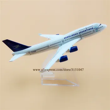 16cm Gaisa Aerolineas Argentinas B747 Boeing 747 Airways Aviokompānijas Metālu Sakausējumu Lidmašīnas Modeļa Lidmašīnu Lējumiem Gaisa kuģa