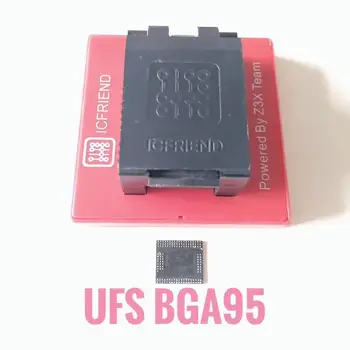 2019 JAUNĀKAIS ORIĢINĀLS UFS adapteru ligzda ICFriend ICs-UFS 3 1 atbalsts UFS BGA254 BGA153 BGA95 ar VIEGLI JTAG PLUS kaste darbu