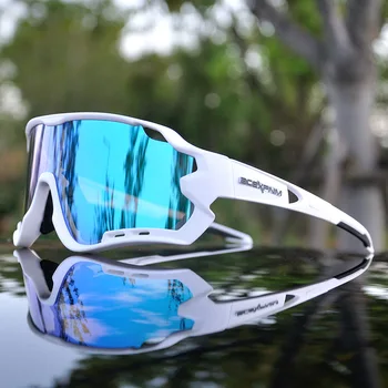 2019 Vīrieši Sievietes Polarizētās Velo Brilles UV400 Riteņbraukšana Ieplests TR90 Velo Brilles Āra Sporta Riteņbraukšanas Saulesbrilles, 4 Objektīvu,