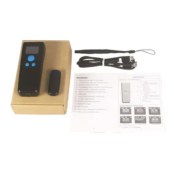 2D CMOS portatīvo kabatas Svītrkodu lasītājs, bluetooth bezvadu QR kodu skeneris, ar atmiņu āra svītrkodu skeneri ar displeju