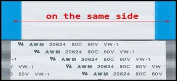 2gab AWM 20624 80C 60V VW-1 FFC ražošanas procesu kontroles lcd kabelis Flex Kabelis LCD Pamatplates kabelis tablete dvd auto gps video daļas