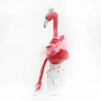 30 cm Elektriskā Flamingo plīša rotaļlieta dzied un dejo savvaļas putnu flamingo pildījumu dzīvnieku statuetes fun puzzle bērniem