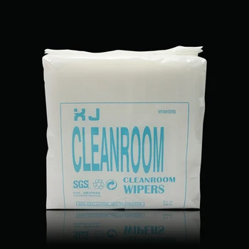 300pcs/iepak Cleanroom tīrītāji, kas nav putekļu lupatu papīrs 9x9cm putekļu bezmaksas papīra tīra papīra