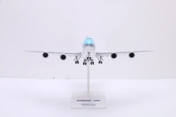 38CM ABS Materiāla, Korejas Aviokompānijām B747 Samontēti Gaisa kuģa Modeļa Boeing 747-800 korejas Gaisā 1: 200 Mērogā ar šasijas Riteņiem