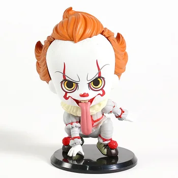 3pcs PVC Attēls Stephen King ir Tas Ļaunums Joker Klauns Pennywise Attēls Modelis Rotaļlietas 2017 Šausmu Fanu Kolekcionēšanas Dāvanas