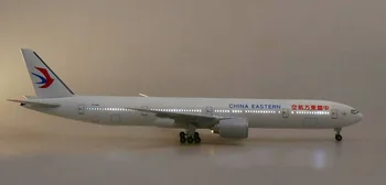 47CM 1/157 Mēroga China Eastern Airlines Boeing B777 Dreamliner Lidaparāta Gaisa Modelis W Gaismas un Riteņu Lējumiem Plastmasas Sveķu Plaknes