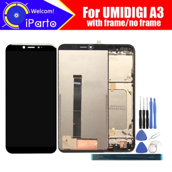 5.5 collu UMIDIGI A3 LCD+Touch Screen Digitizer Montāža Oriģināls Jaunu LCD+Touch Digitizer par A3 +Instrumenti