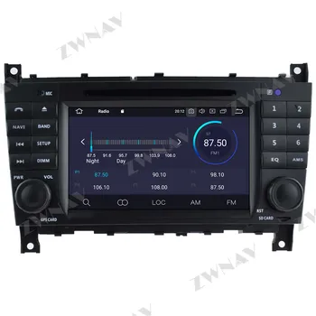 64GB DSP Carplay Benz C-Klase W203 2004 2005 2006 2007 Android 10 Multimediju GPS Auto Audio Stereo Radio Diktofons Galvas Vienības